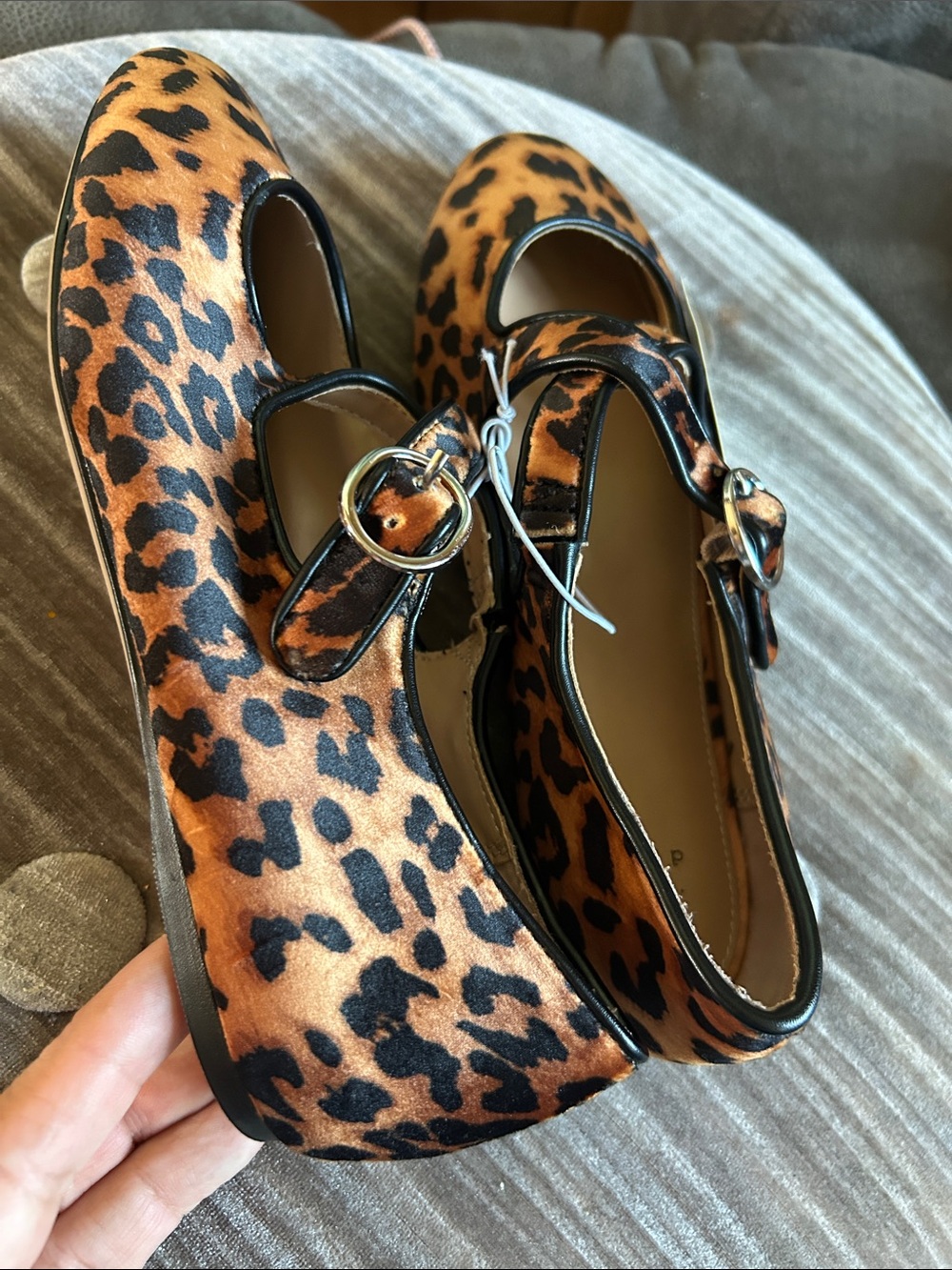 a new day Leopard Print Mary Jane Flats in Brown and Black - Picture 10 of 10